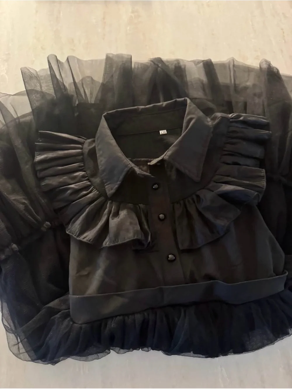 Girls Size 6-7 Wednesday Costume